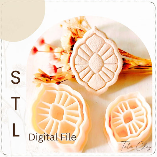 Moroccan polymer clay Cutter, Polymer Clay Cutter Stl, Clay Cutter STL File, Cutter Stl, Digital Clay Cutter Stl - For 3d Printer