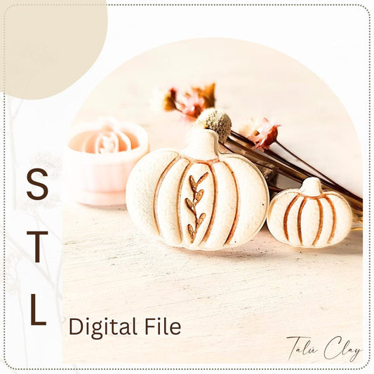 Pumpkins Pack Digital STL File Polymer Clay Cutter, Stl Clay Cutter File, Earring clay cutter,  Instant Download, STL file for 3D Printer