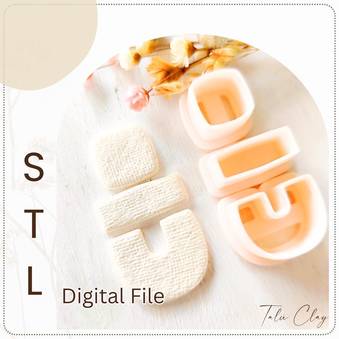 GEOMETRIC Set Digital STL File Polymer Clay Cutter, Clay Cutter File, Earring clay cutter,  Instant Download, STL file for 3D Printer