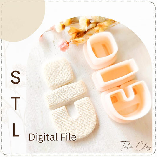 GEOMETRIC Set Digital STL File Polymer Clay Cutter, Clay Cutter File, Earring clay cutter,  Instant Download, STL file for 3D Printer