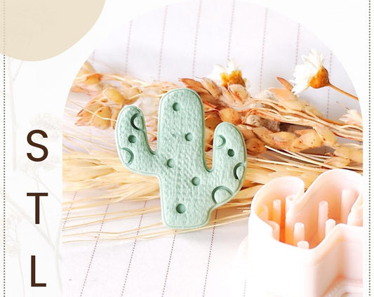 CACTUS Digital STL File Polymer Clay Cutter